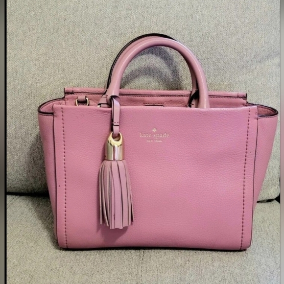 kate spade Handbags - Kate Spade New York Small Rorie Wickham Place Leather Satchel Bag; EUC